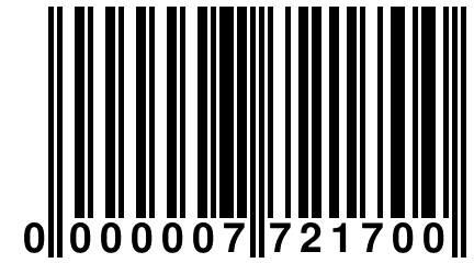 0 000007 721700