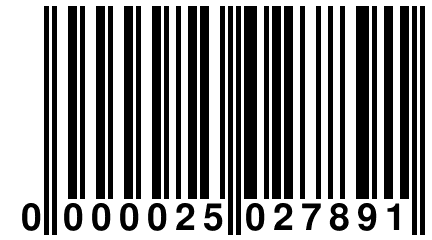 0 000025 027891