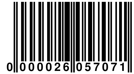 0 000026 057071