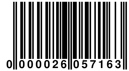 0 000026 057163