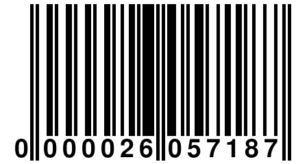 0 000026 057187