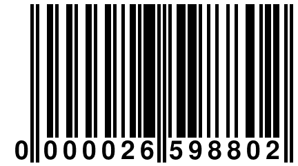 0 000026 598802