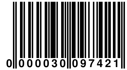 0 000030 097421