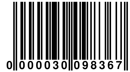 0 000030 098367