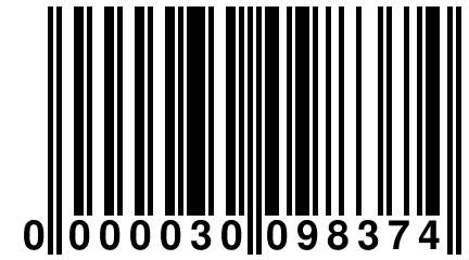 0 000030 098374