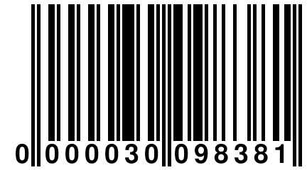 0 000030 098381