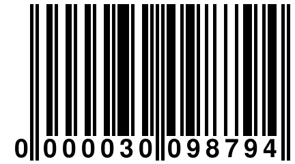 0 000030 098794