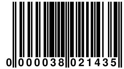 0 000038 021435