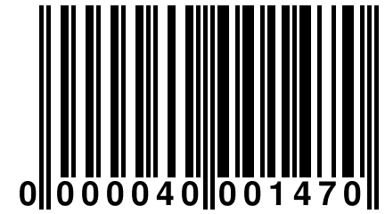 0 000040 001470