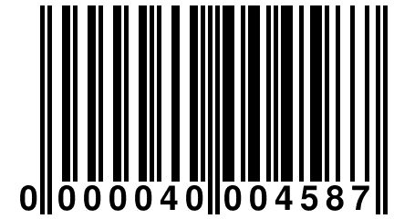 0 000040 004587