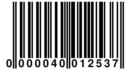 0 000040 012537