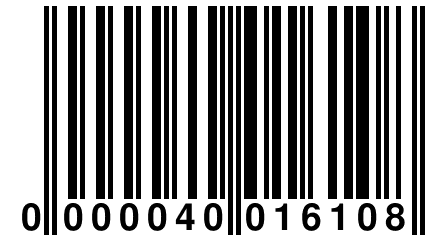 0 000040 016108