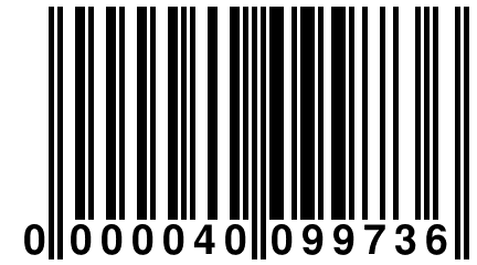 0 000040 099736