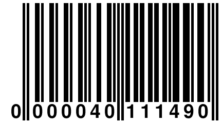 0 000040 111490