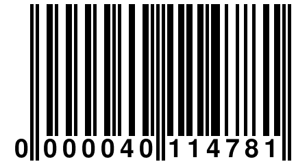 0 000040 114781