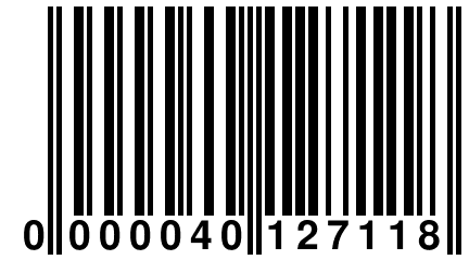 0 000040 127118