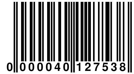 0 000040 127538