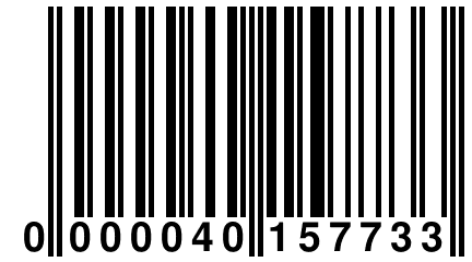 0 000040 157733