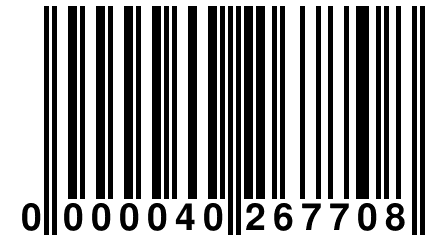 0 000040 267708