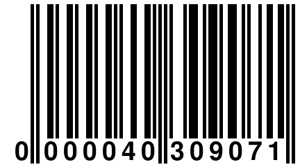 0 000040 309071