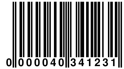 0 000040 341231