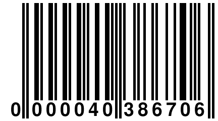 0 000040 386706