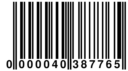 0 000040 387765