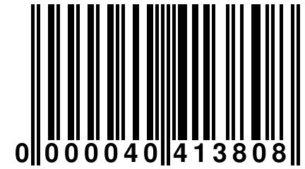 0 000040 413808