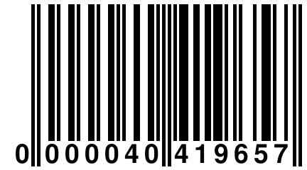 0 000040 419657