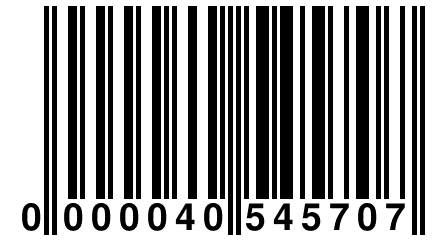 0 000040 545707