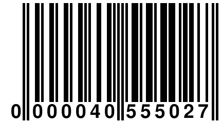 0 000040 555027