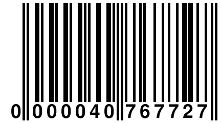 0 000040 767727