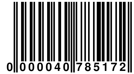 0 000040 785172