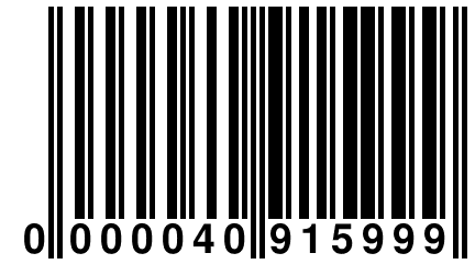 0 000040 915999