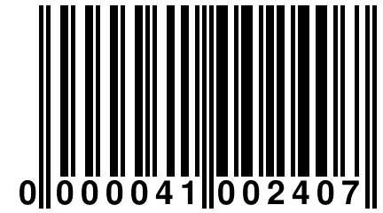 0 000041 002407