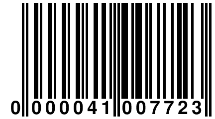 0 000041 007723