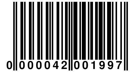 0 000042 001997