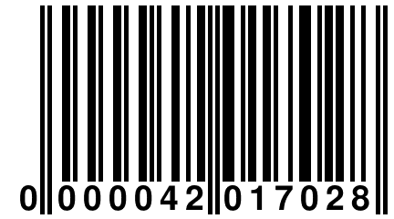 0 000042 017028