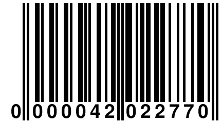 0 000042 022770