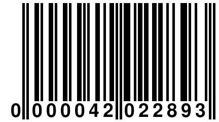 0 000042 022893