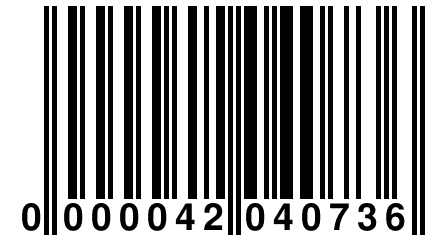 0 000042 040736