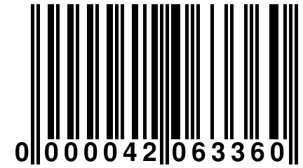 0 000042 063360