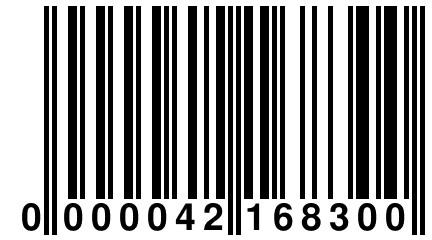 0 000042 168300