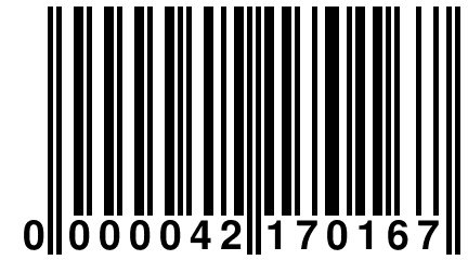 0 000042 170167