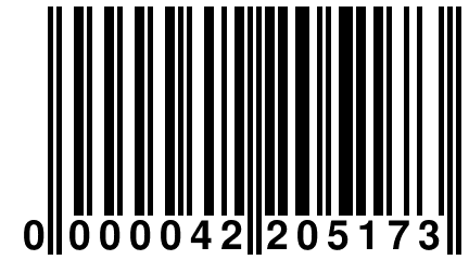 0 000042 205173