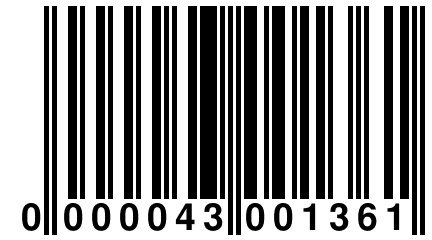 0 000043 001361