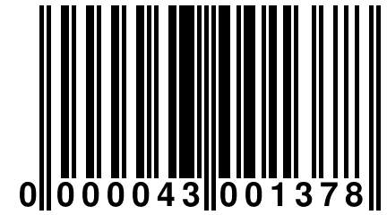 0 000043 001378