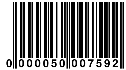 0 000050 007592