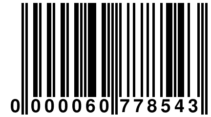 0 000060 778543