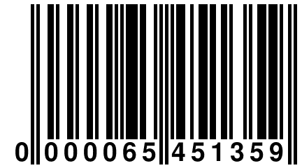 0 000065 451359